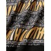 Mens Tribal Geometric Print Patchwork Pocket Short Sleeve T  Shirts